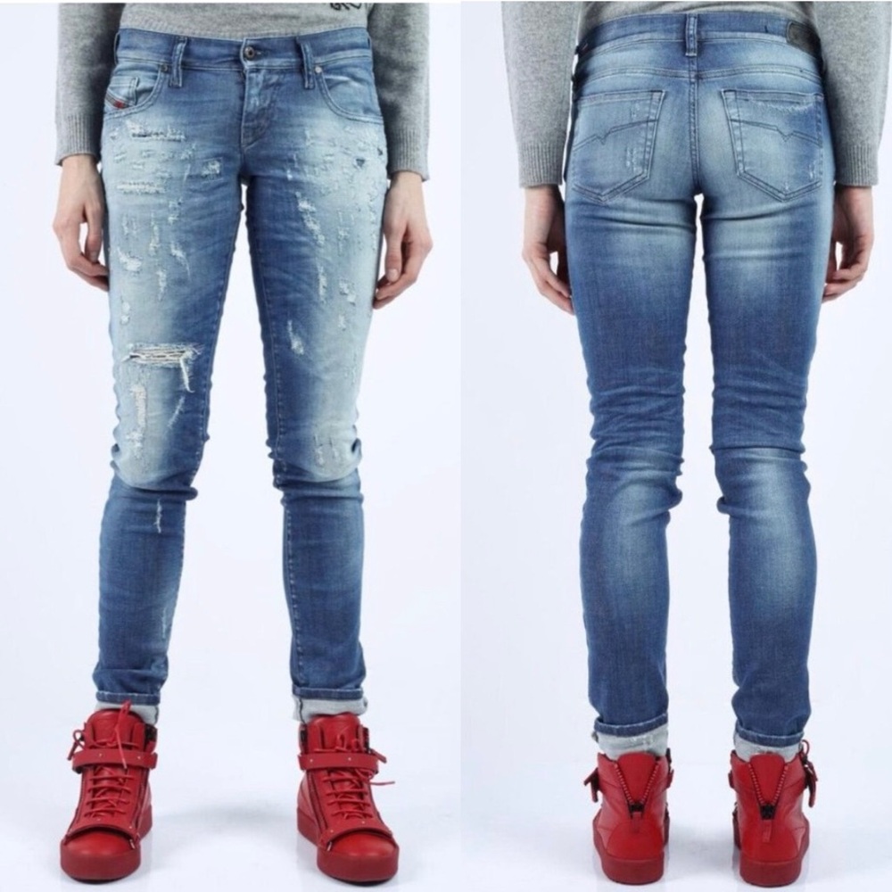 Diesel Grupee-Ankle Super Slim-Skinny Low Waist Diesel D.N.A. Women’s W25-32
